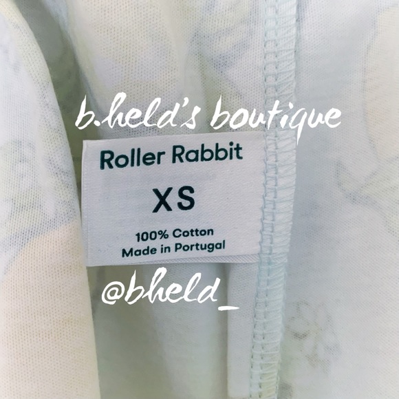 Roller Rabbit Citrus Hearts Polo Pajamas in Light Blue Size XS Brand New NWT - Picture 11 of 16